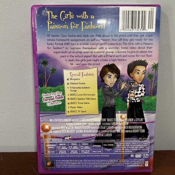 Bratz - Starrin' & Stylin' (DVD, 2004) Pre-owned - Picture 2 of 7